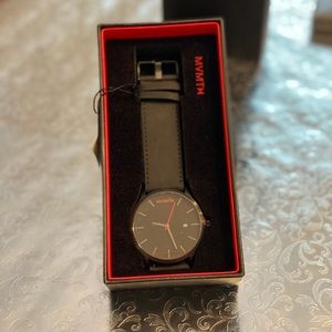 MVMT Classic Black Leather Men's Watch